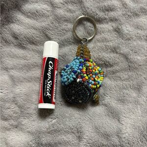 Beaded Turtle Keychain